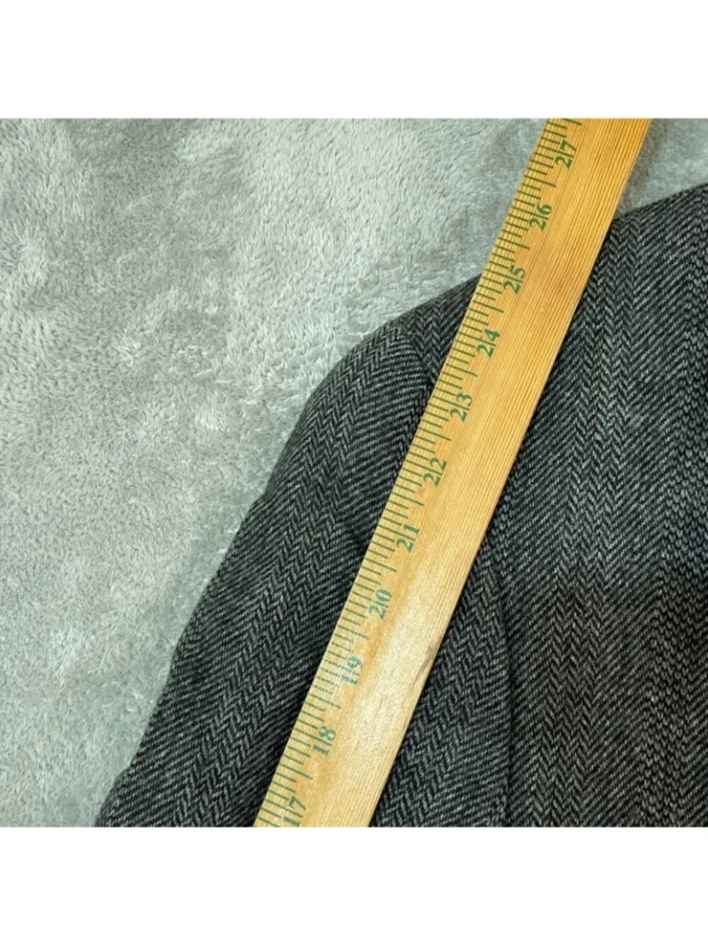Vintage Chaps x Ralph Lauren Men's 44R Gray Blazer Wool Blend  C0894